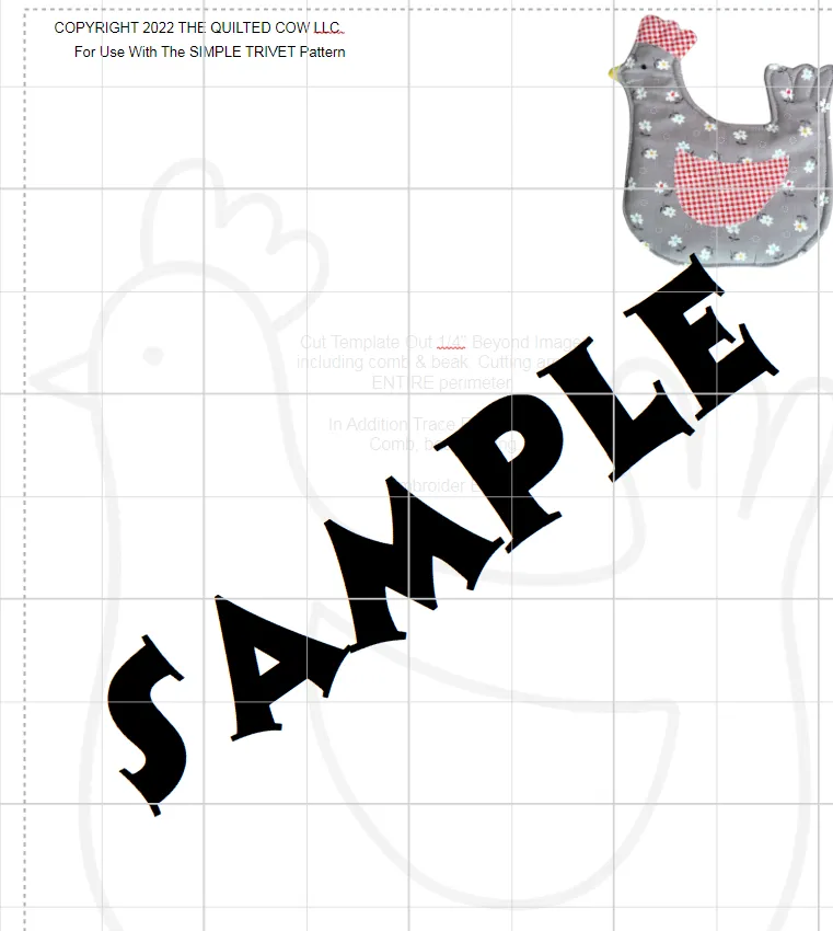 Helpful Heifer Series-Simple Trivet