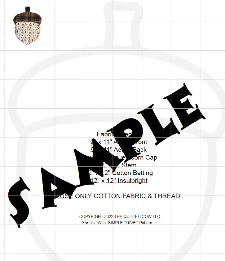 Helpful Heifer Series-Simple Trivet