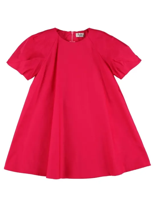 Il Gufo   Cotton poplin short sleeve dress 