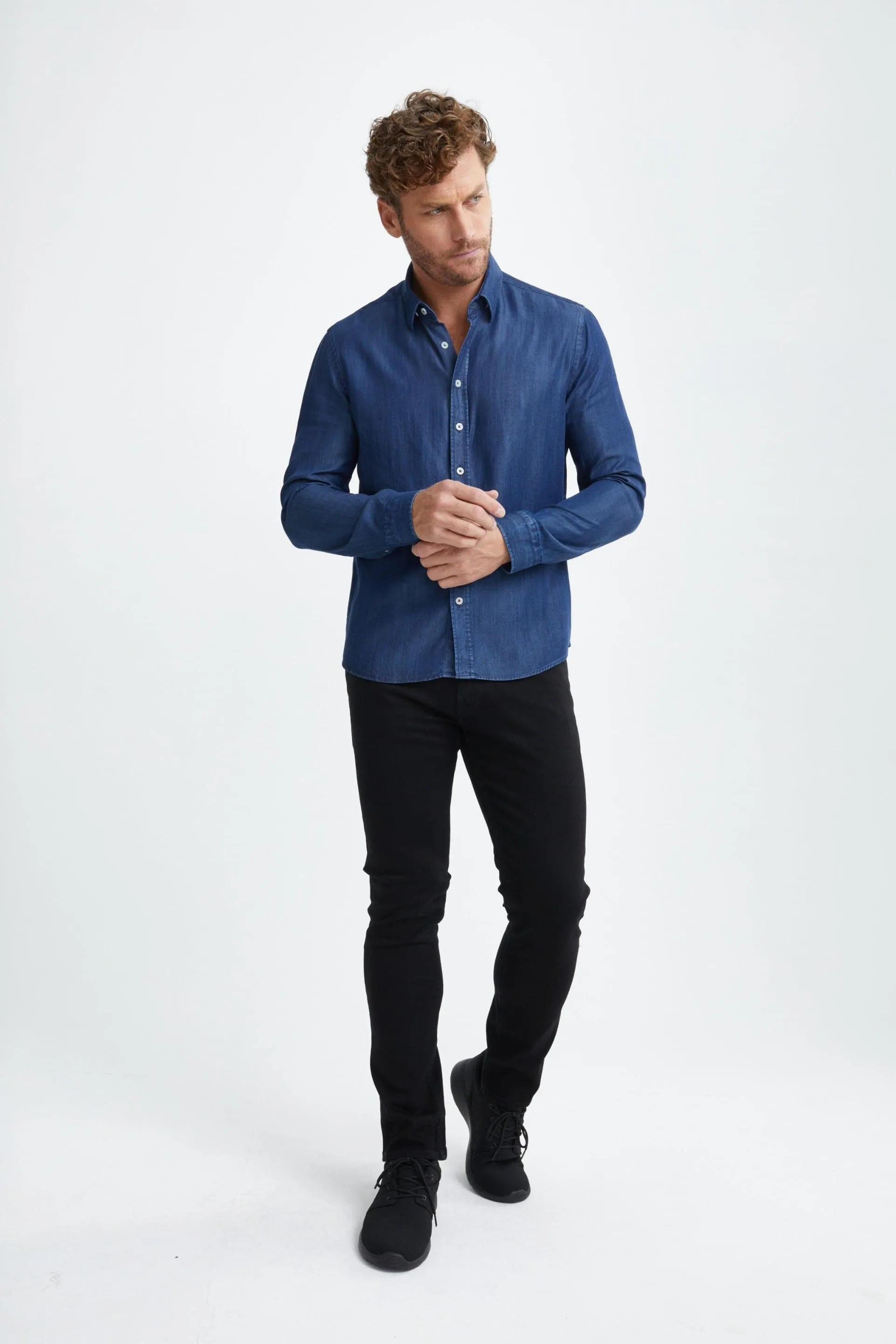 Indigo Tencel® Denim Shirt