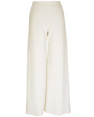 Ivory Wool Chute Pant