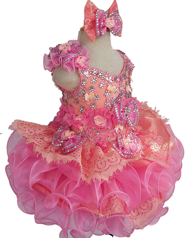 Jennifer Wu Toddler/Infant/Kids Charming  Cupcake Pageant Dress