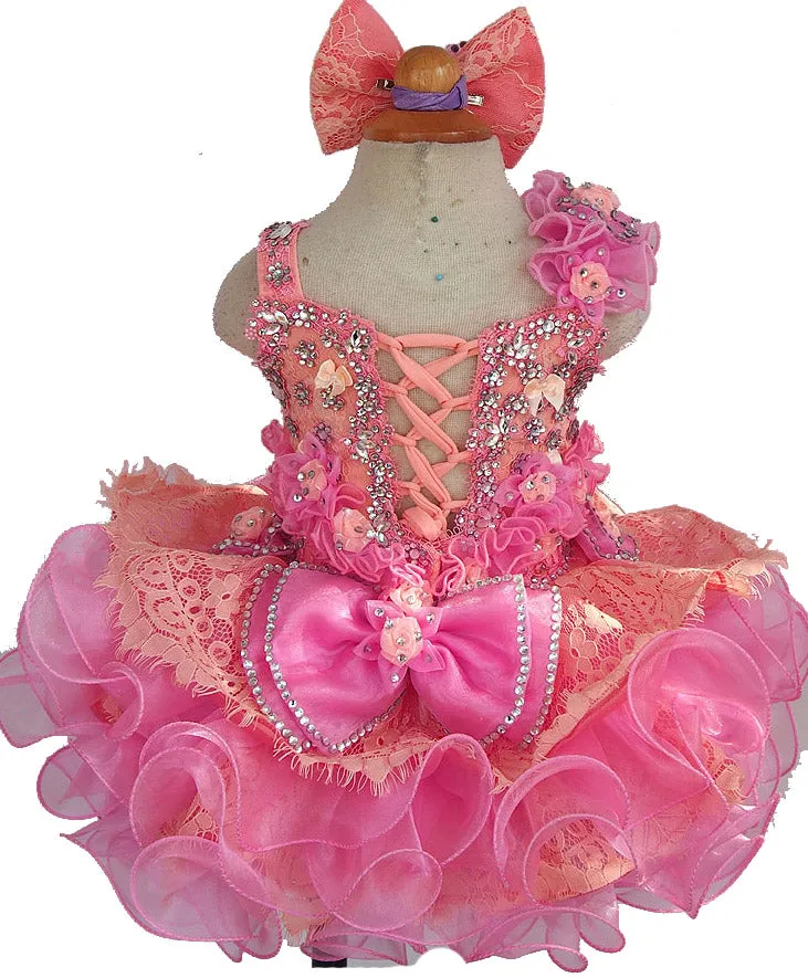 Jennifer Wu Toddler/Infant/Kids Charming  Cupcake Pageant Dress