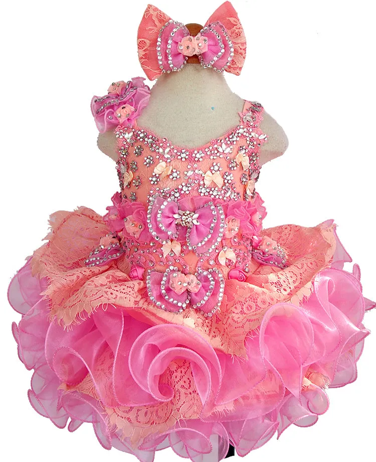 Jennifer Wu Toddler/Infant/Kids Charming  Cupcake Pageant Dress