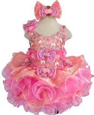 Jennifer Wu Toddler/Infant/Kids Charming  Cupcake Pageant Dress