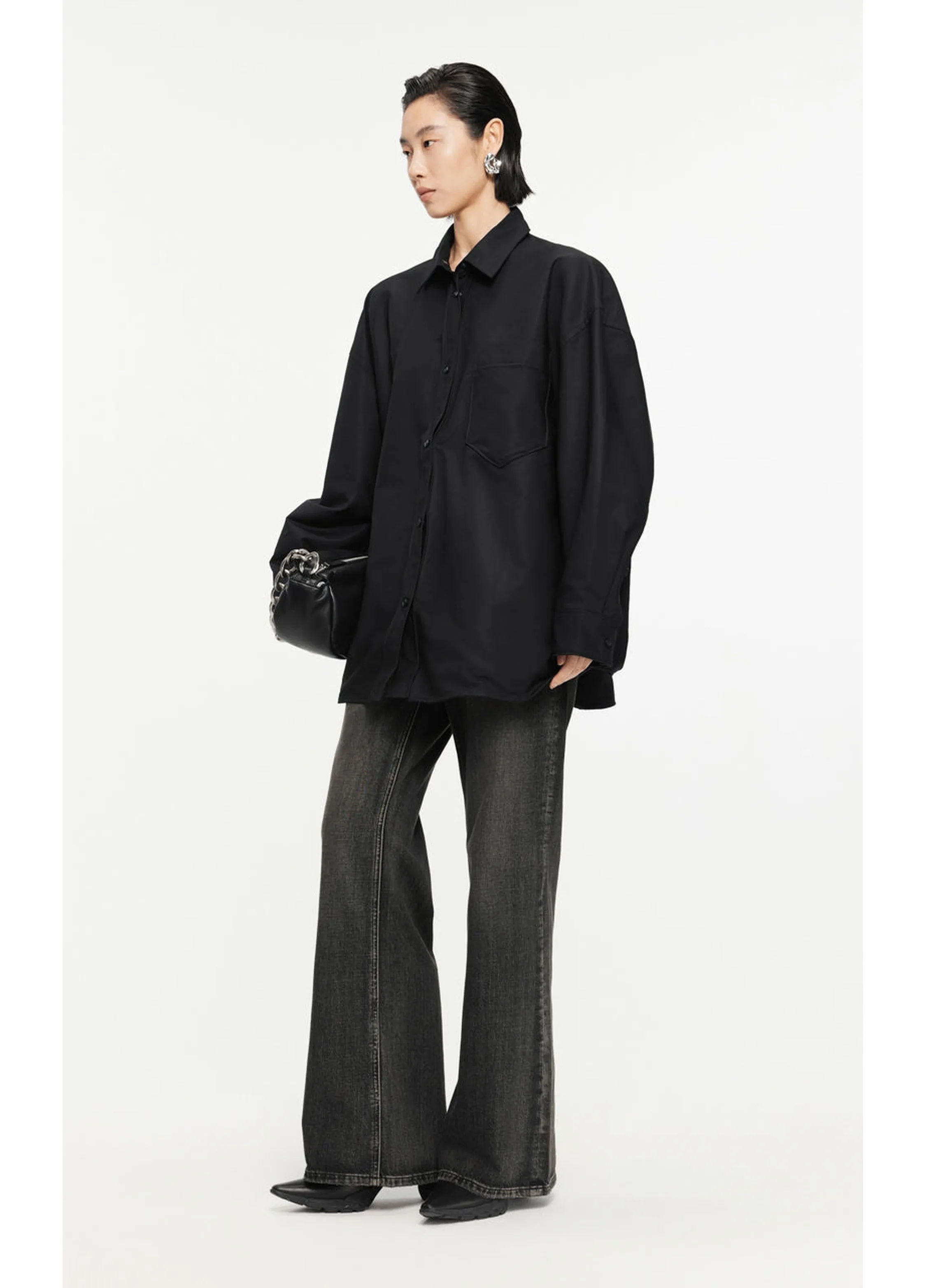 JNBY urban flared jeans
