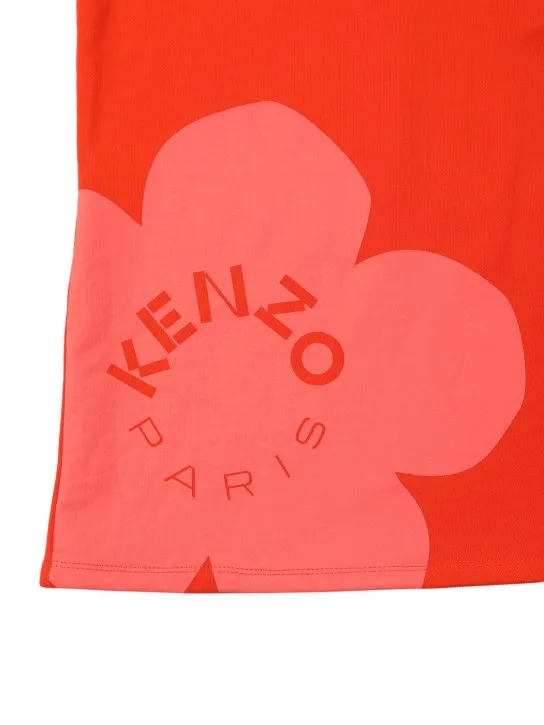 Kenzo Kids   Printed cotton sweat dress 