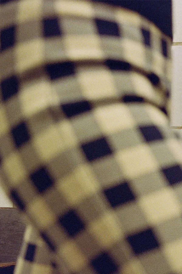Kick Gingham Pant In Navy Light Khaki (Sold Out)