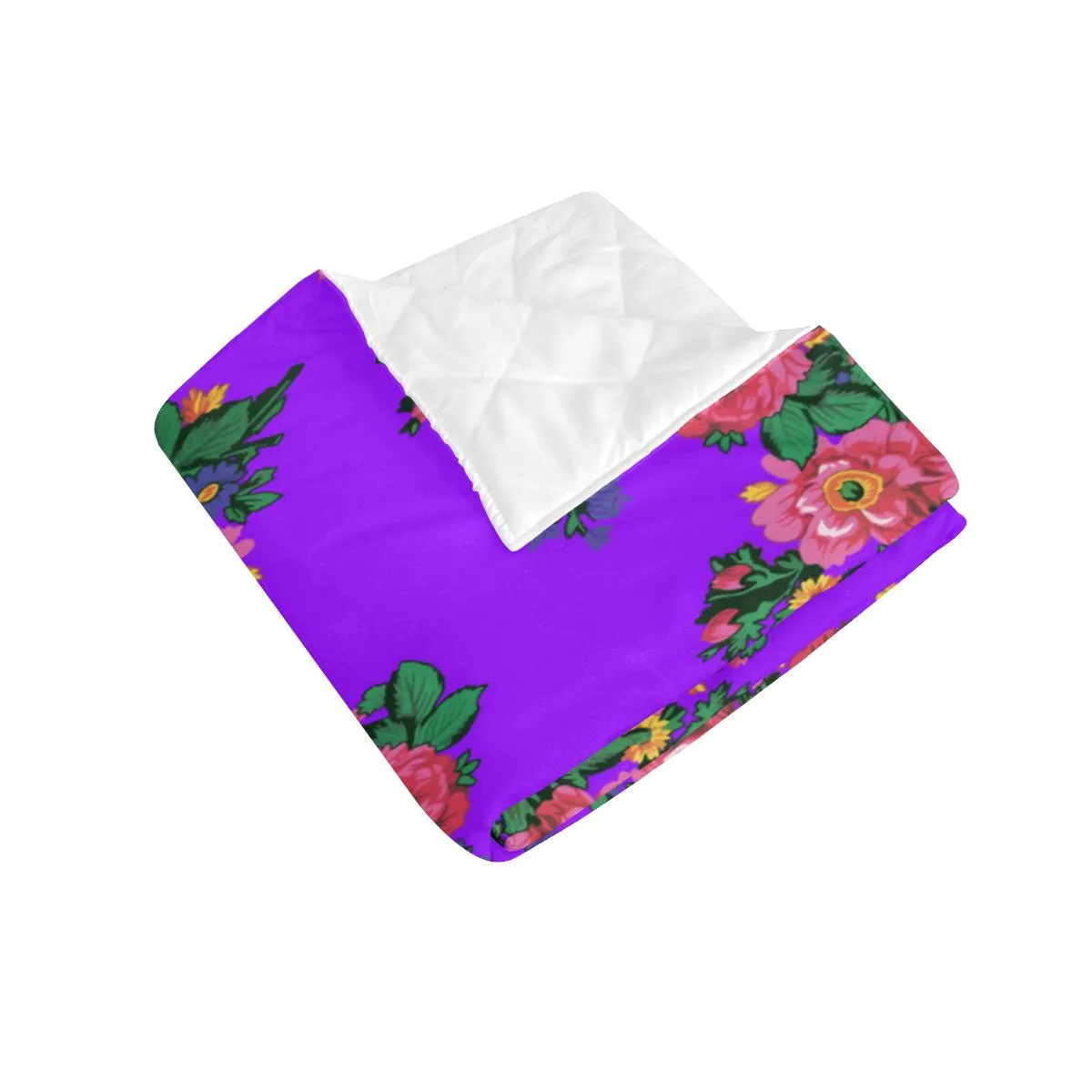 Kokum's Revenge-Lilac Quilted Comforter 70"x80"