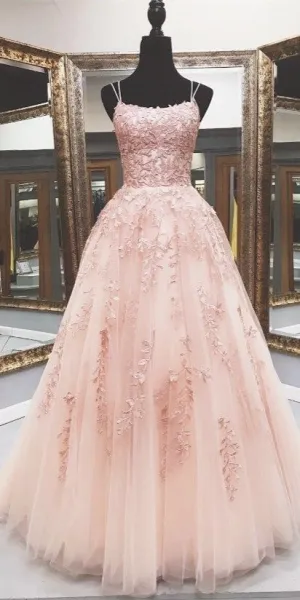 Lace Prom Dress A Line, Evening Dress, Formal Dress, Graduation School Party Gown, PC0500