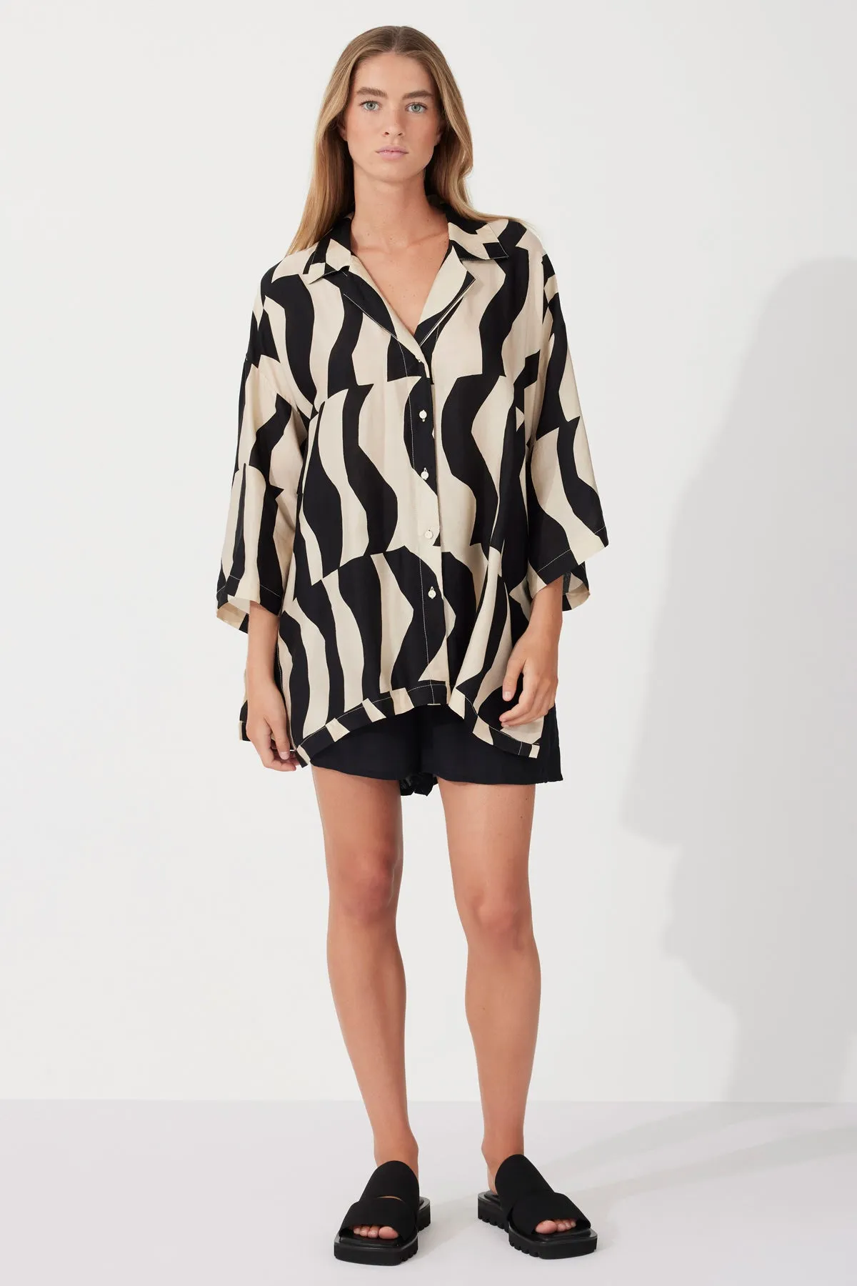 LENZING TENCEL SHIRT | SPLICE