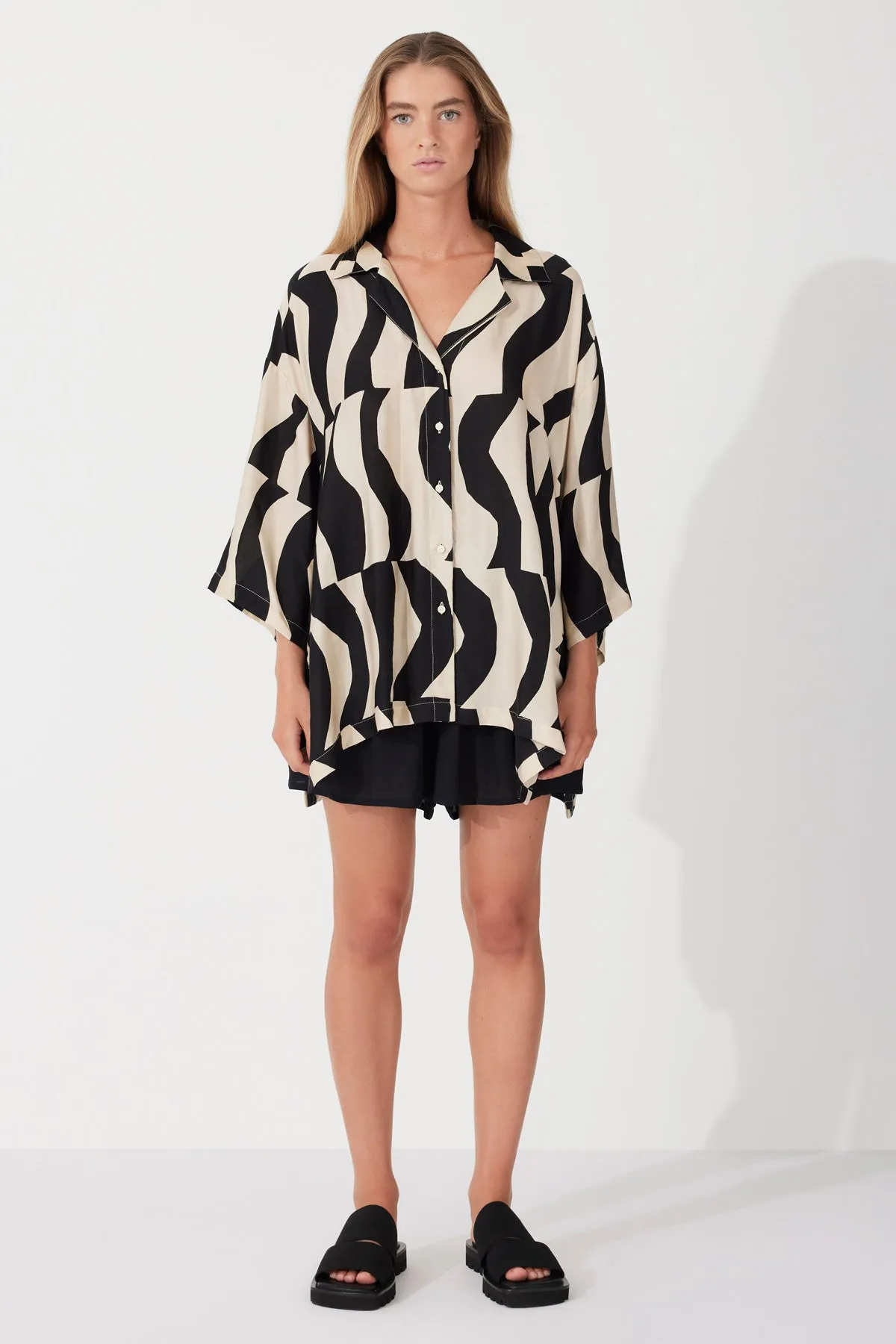 LENZING TENCEL SHIRT | SPLICE