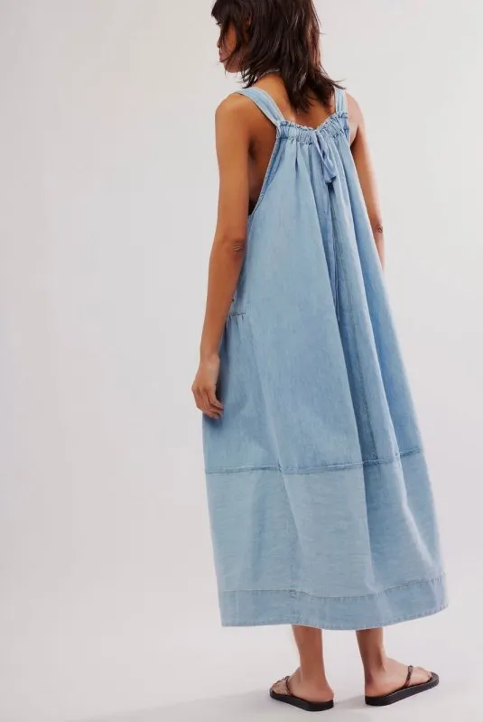Machu Barrel Midi Dress