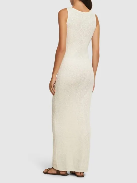 Magda Butrym   Linen &amp; cotton long dress 