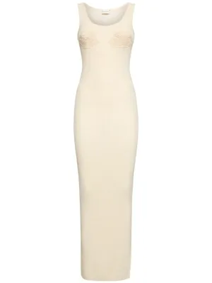Magda Butrym   Linen &amp; cotton long dress 