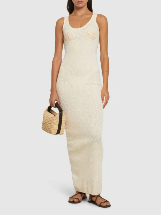 Magda Butrym   Linen &amp; cotton long dress 