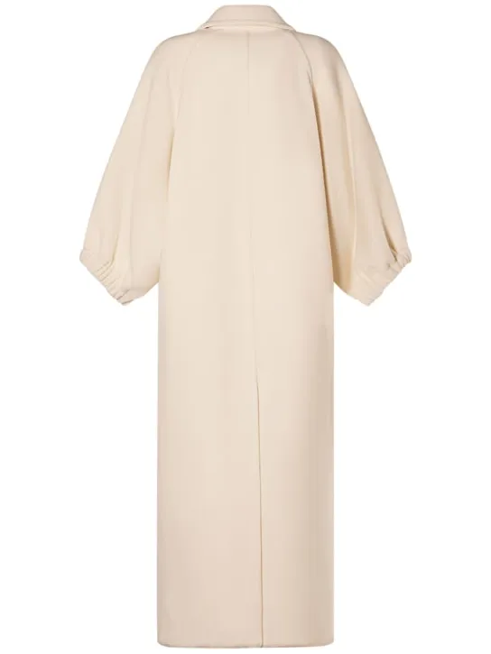 Max Mara   Zaffo cashmere double breasted long coat 