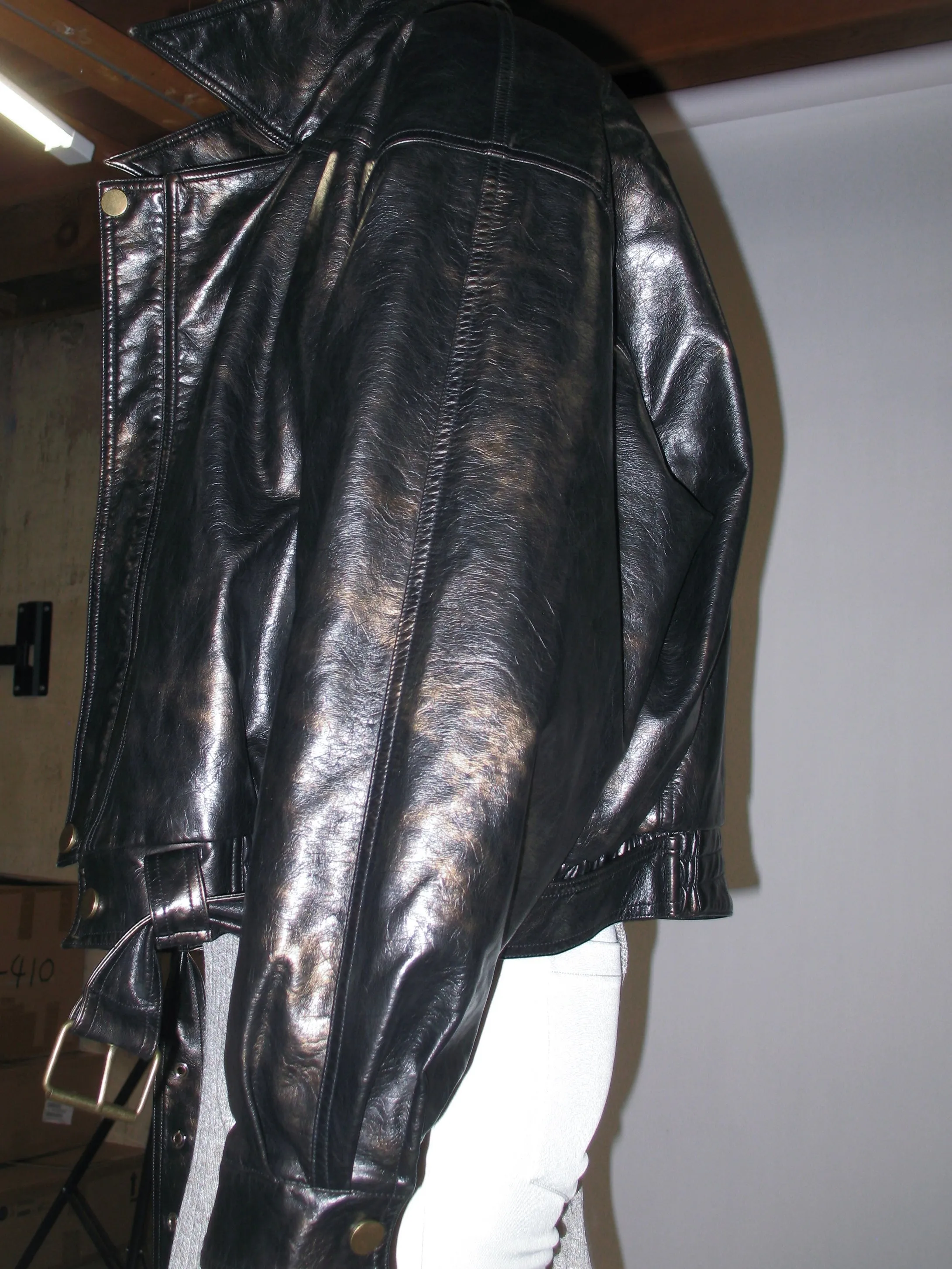 Metropolitan Faux Leather Quilted Coat
