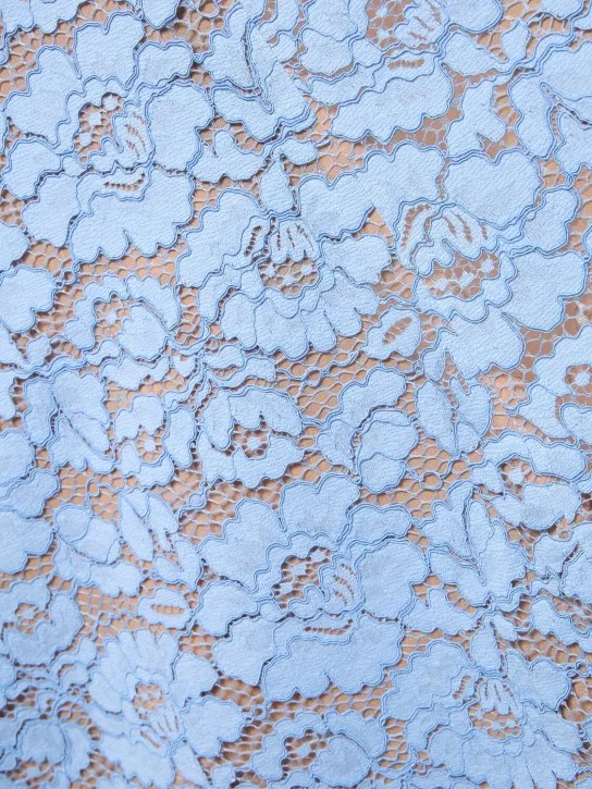 Michael Kors Collection   Floral lace cotton fishtail dress 
