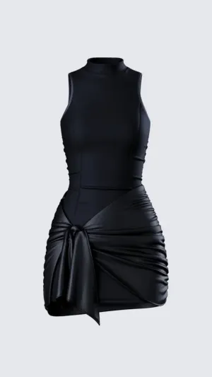 Midnight Luxe Wrap Dress