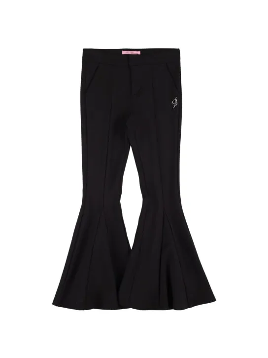 Miss Blumarine   Punto Milano viscose flared pants 