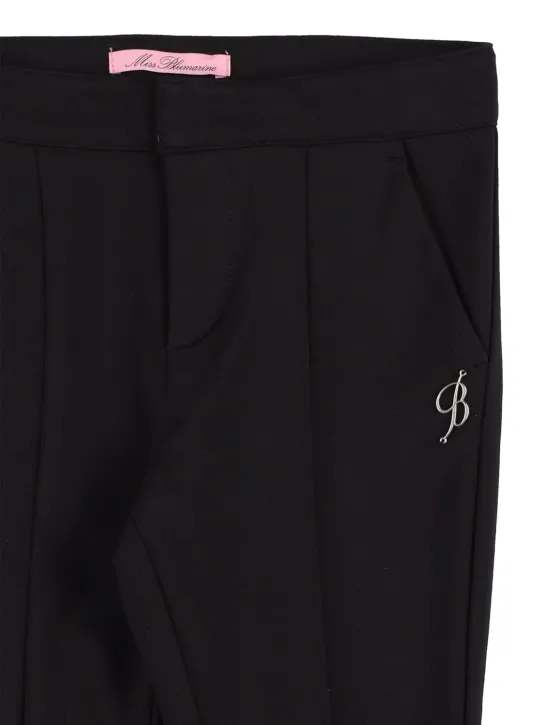 Miss Blumarine   Punto Milano viscose flared pants 