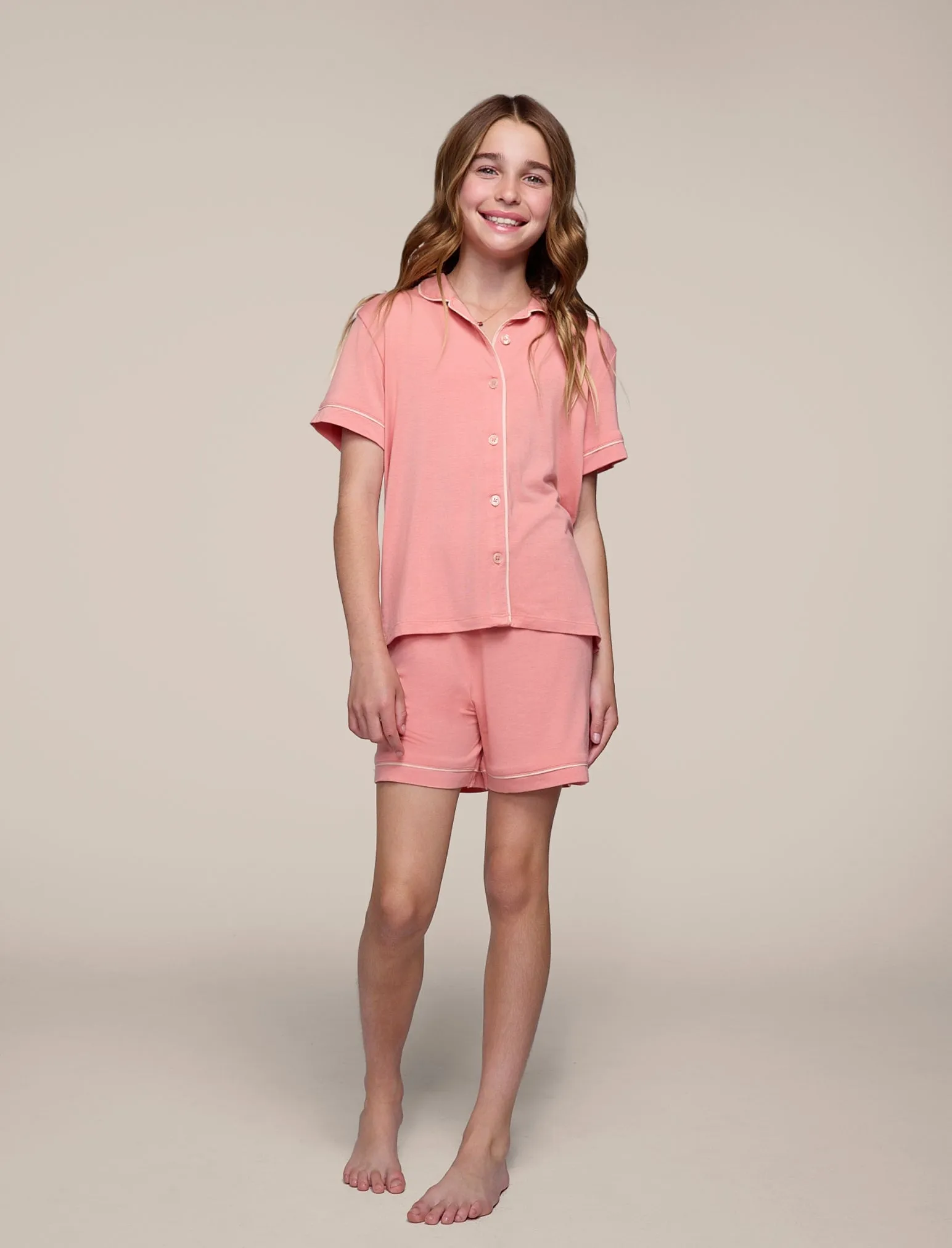 Molly Sims Kids Modal Soft Boxer PJ Set