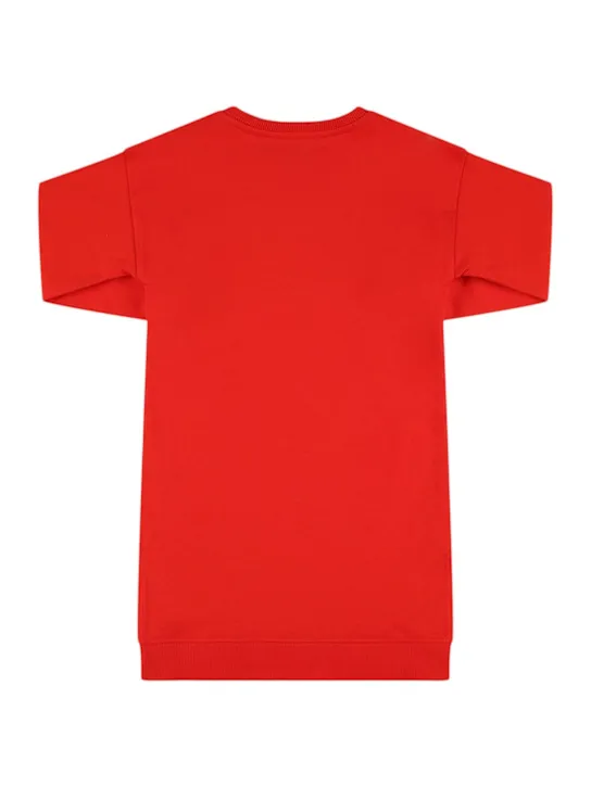 Moschino   Printed cotton sweat dress 