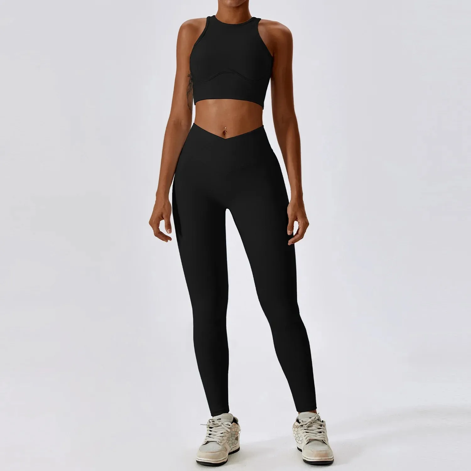 New Naked Feeling Flared Pants Yoga Suit
