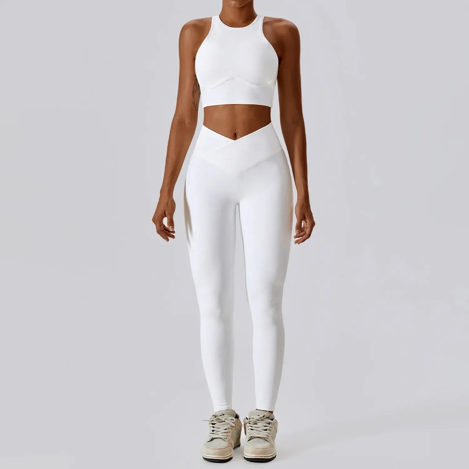 New Naked Feeling Flared Pants Yoga Suit