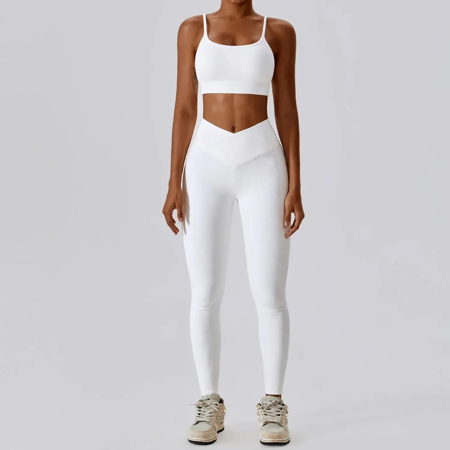 New Naked Feeling Flared Pants Yoga Suit
