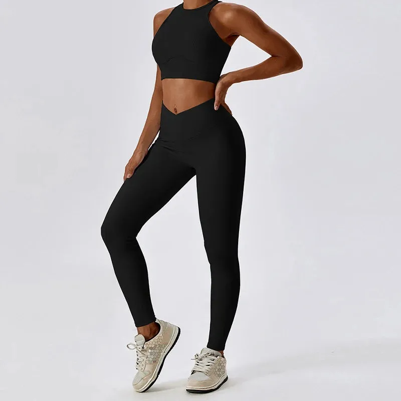 New Naked Feeling Flared Pants Yoga Suit
