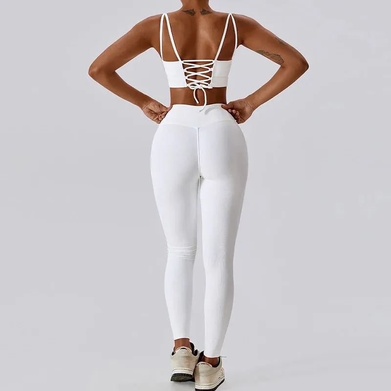New Naked Feeling Flared Pants Yoga Suit