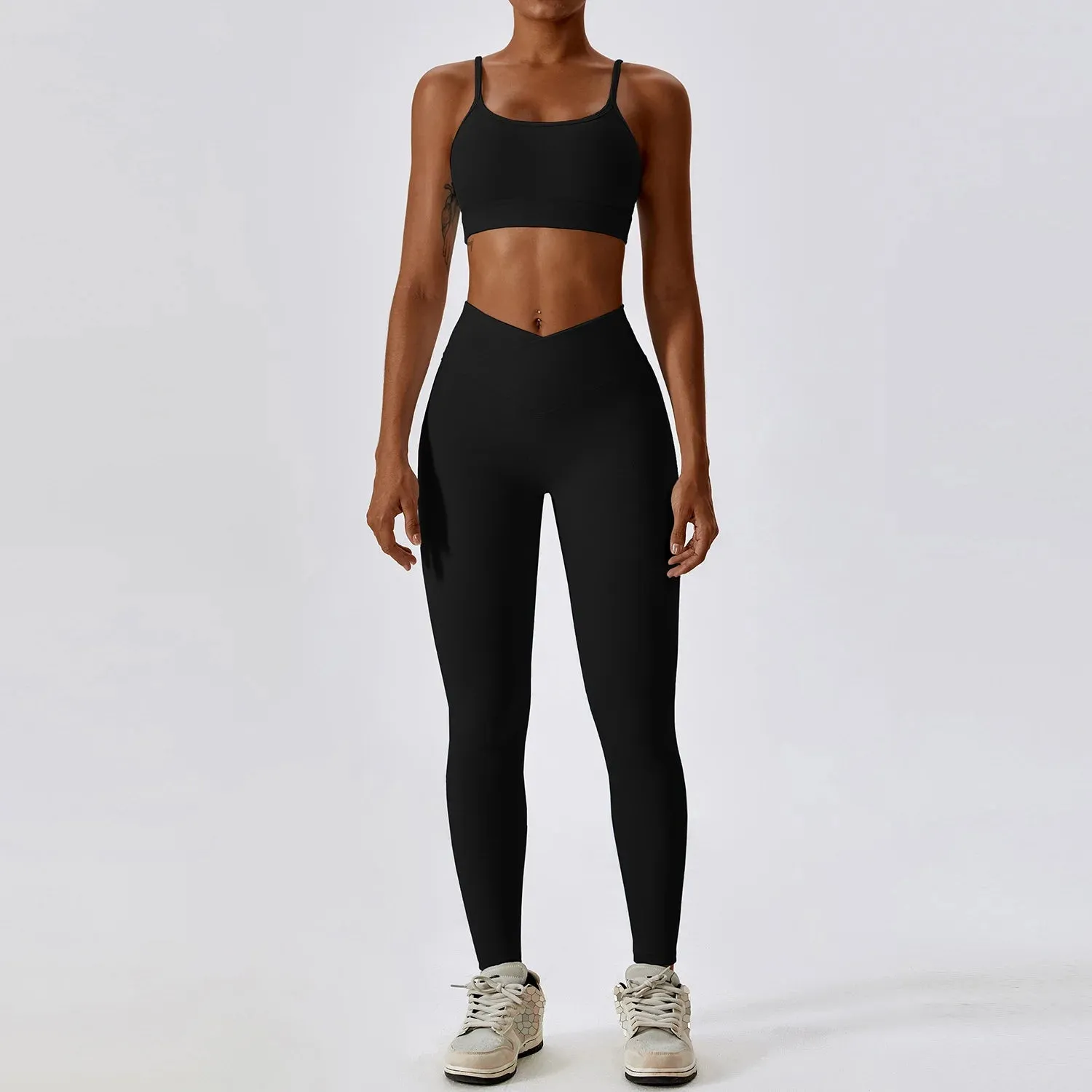 New Naked Feeling Flared Pants Yoga Suit