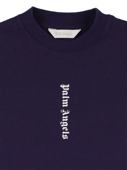 Palm Angels   Logo print cotton dress 