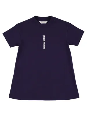 Palm Angels   Logo print cotton dress 