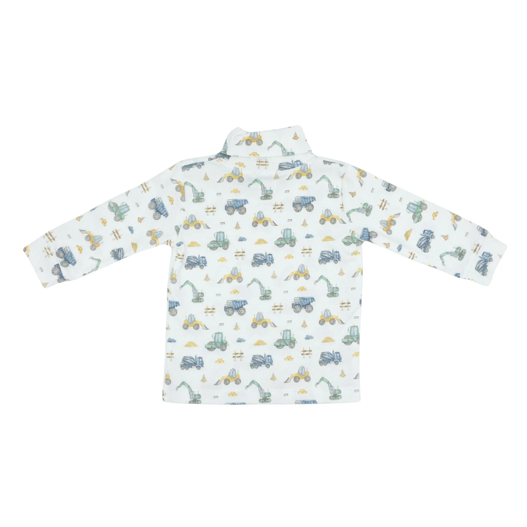 Printed Pima Turtleneck - Construction Site - FINAL SALE