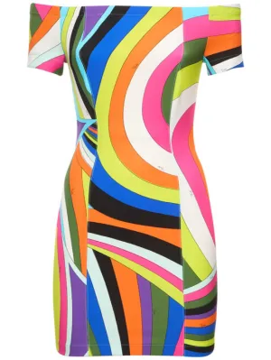 Pucci   Iride printed tech cady mini dress 