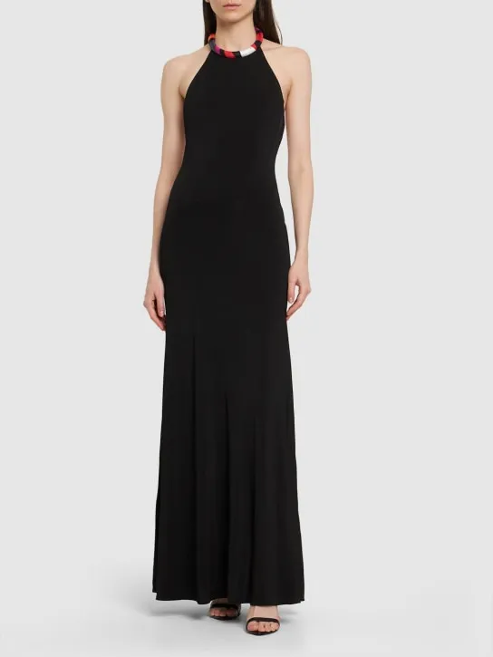 Pucci   Long jersey halter long dress 