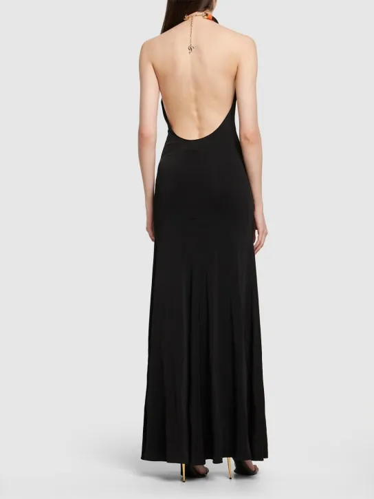 Pucci   Long jersey halter long dress 