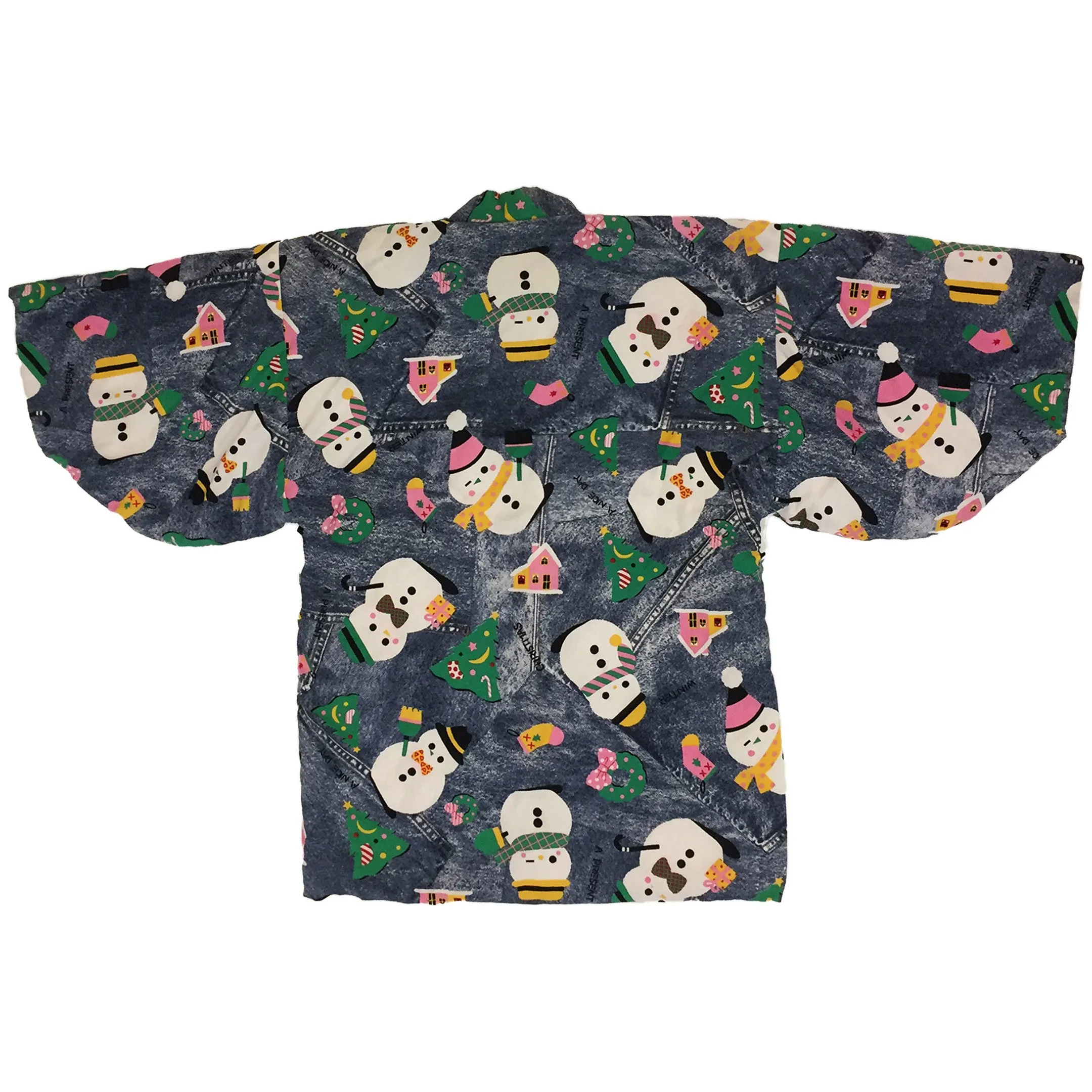 Rare Vintage Snowman Hanten