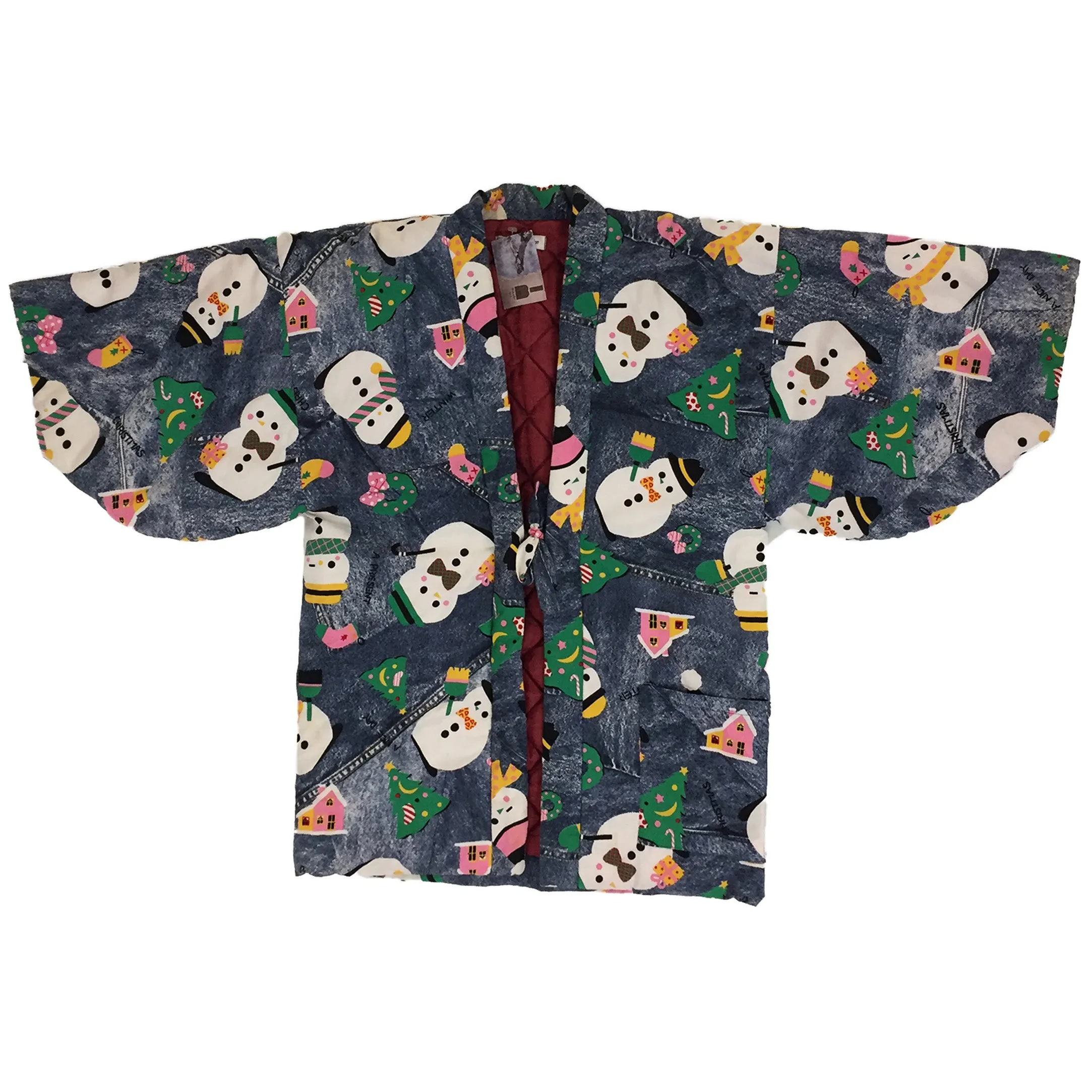 Rare Vintage Snowman Hanten