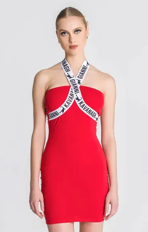Red Drift Dress