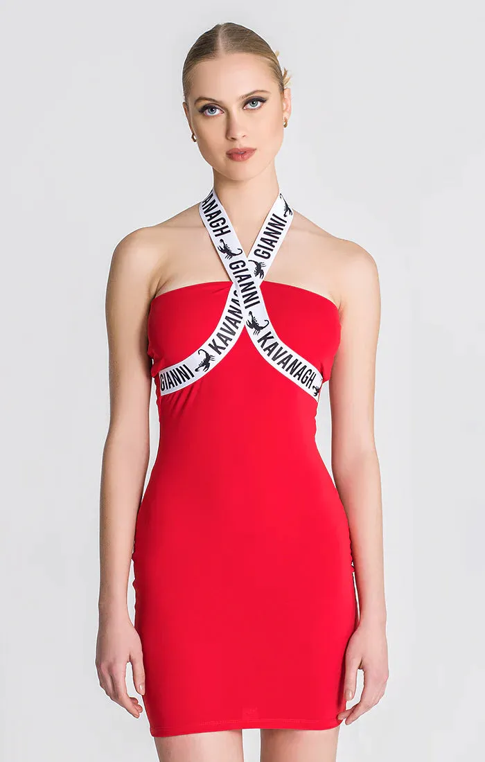 Red Drift Dress
