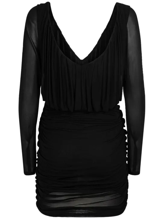 Saint Laurent   Cupro mini dress 