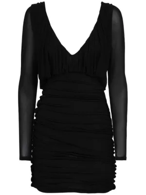Saint Laurent   Cupro mini dress 