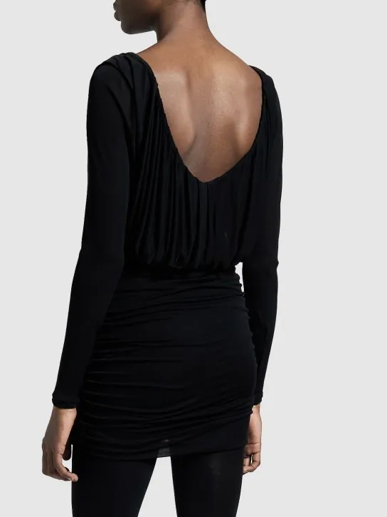 Saint Laurent   Cupro mini dress 