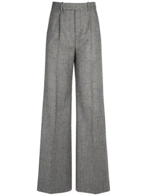 Saint Laurent   Wool flared pants 