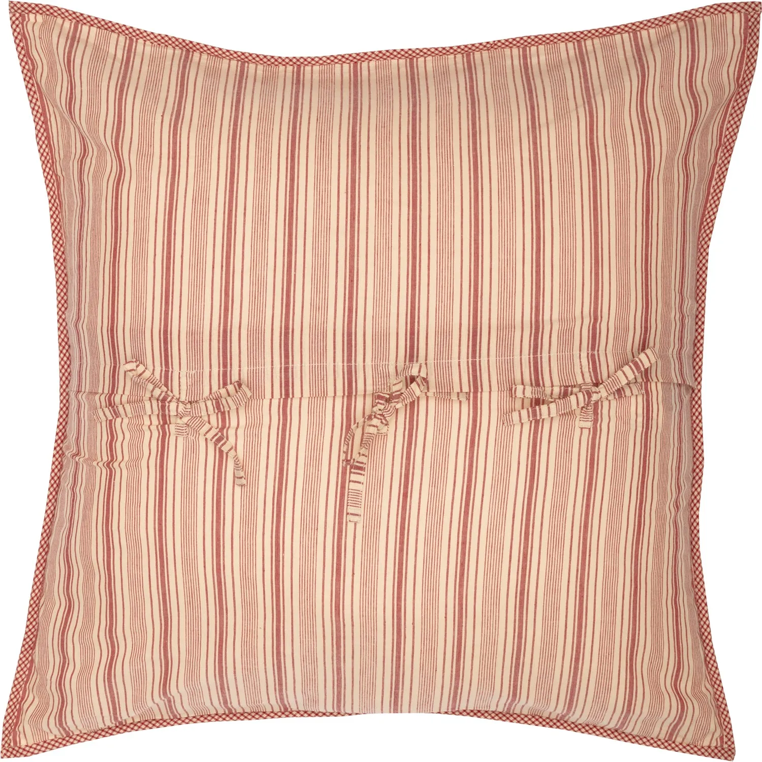 Sawyer Mill Red Quilted Euro Sham 26x26