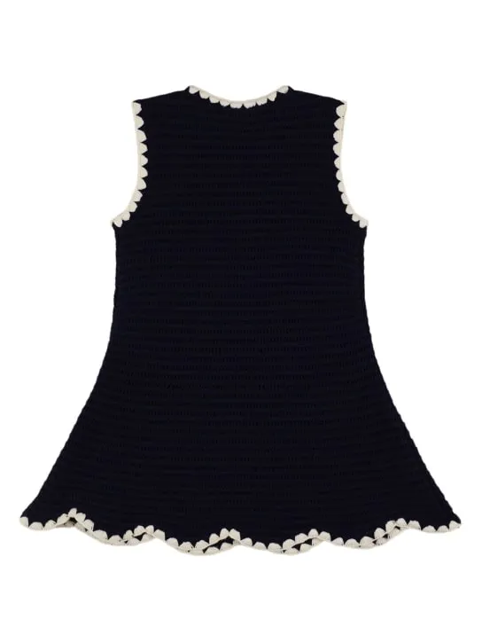 Self-portrait   Cotton blend crochet dress 